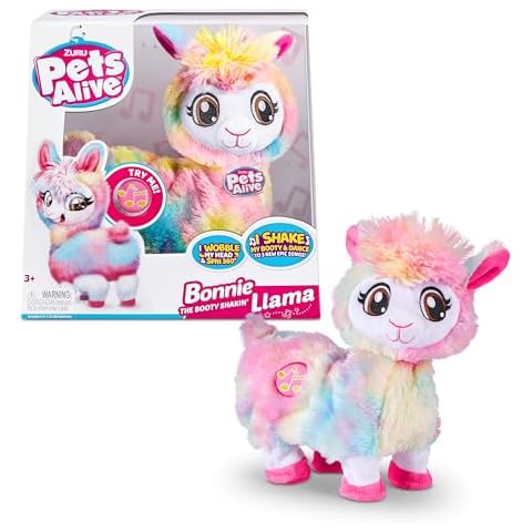 Pets Alive Rainbow Bonnie Dancing Llama Toy Cover