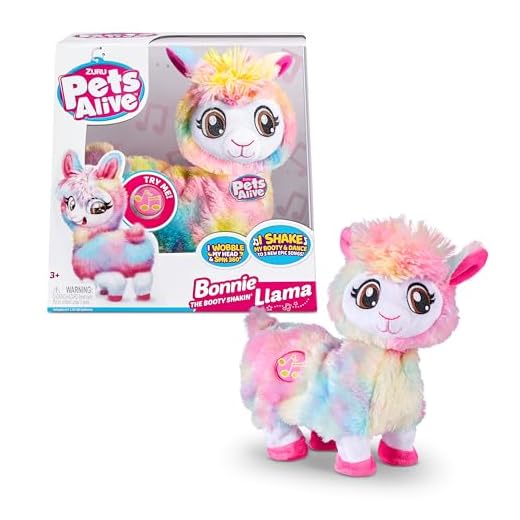 Zuru Pets Alive- Bonnie The Booty Shakin Llama Juguete robótico de Baile con Pilas por ZURU (9518)