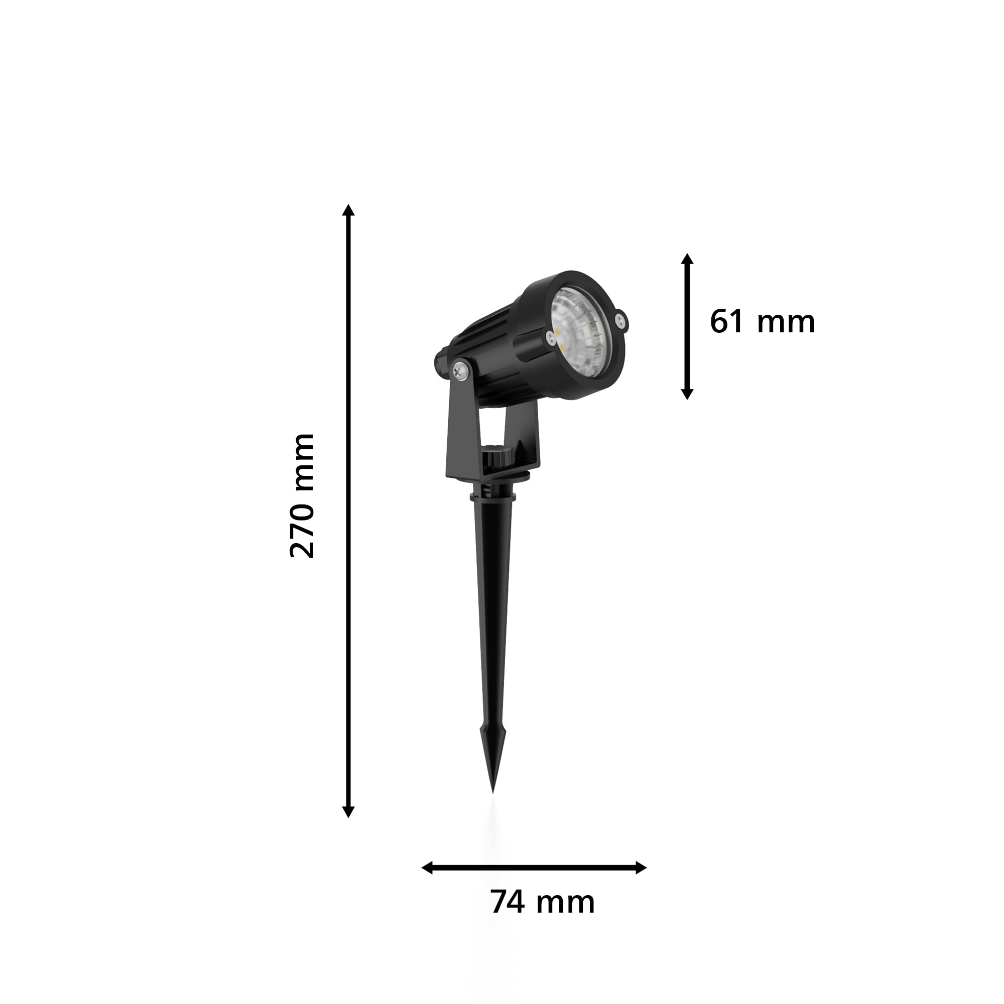 Philips Zestaw Niskonapięciowych Lamp Zewnętrznych Philips Caper Gardenlink, 3 x 1.5W, Czarny, 24V, Wodoodporność Ip67