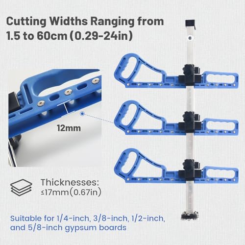 Foldable Drywall Cutter with Deburring