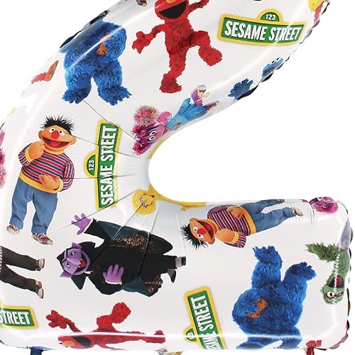 Toyland® 26" (66cm) Sesame Street™ Foil Balloon - Kids Party Balloons - Party Decoration, Air or Helium, Self Sealing (2) — view 2