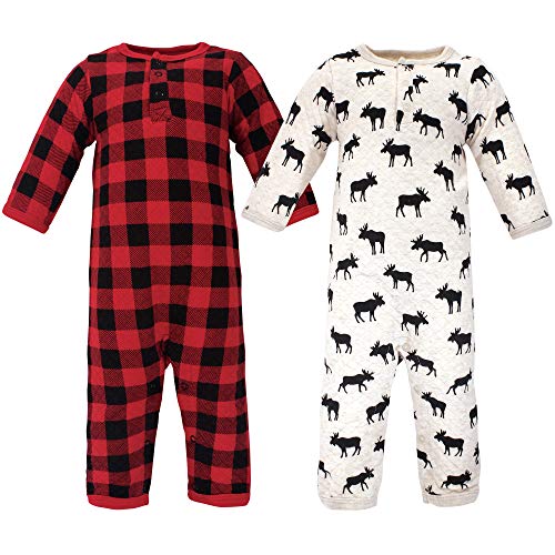 Image of Hudson Baby Unisex Baby Premium Quilted Coveralls