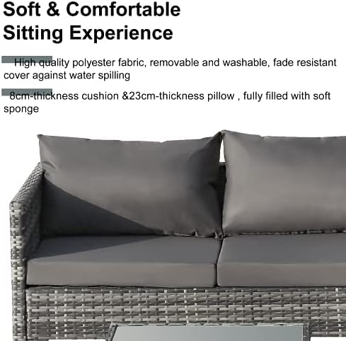 Garden Corner Sofa rattan Garden Furniture Patio Set Garden Entertaining Set Garden Rattan Furniture Lounge