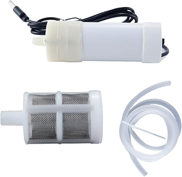 Ausi Self-priming USB Water Pump, Portable Electric Mini Self Priming Pump DC5V with Stainless Steel Filter for Cutting Machines, Angle Grinders, Home