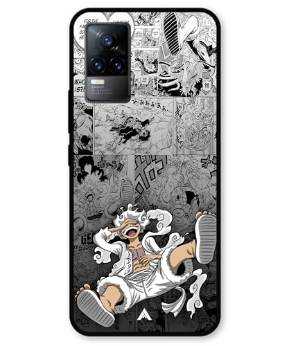 Image of Premium Anime 2 Case for Vivo Y73 (Glossy Finish) Soft-Touch Metal TPU Back Cover, Shockproof, Designer, Aesthetic Mobile Phone Case