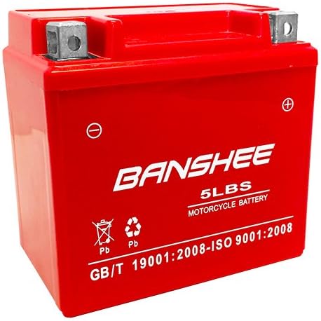 Banshee Replaces YTX5L-BS ATV Battery for E-TON All Models 90CC 2004-2013 Viper 90 Banshee Replaces YTX5L-BS ATV Battery for E-TON All Models 90CC 2004-2013 Viper 90