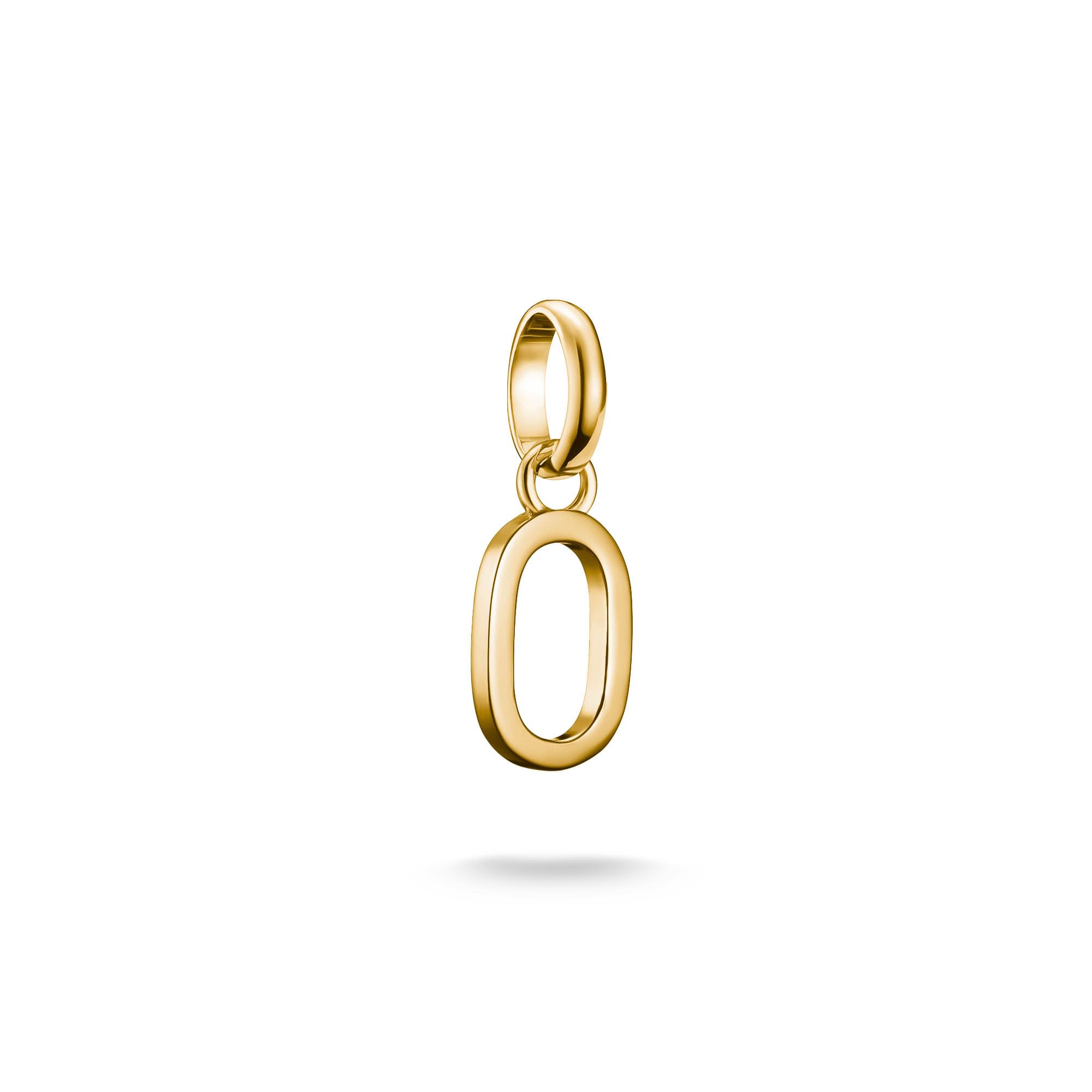 Thomas Sabo Charm Club Charming Connect Women's Gold Plated Letter O - Sterling Silver / 18Ct Plated