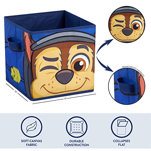 Image of Paw Patrol Collapsible Storage Cubes, Set of 2, 10 inchx10 inch