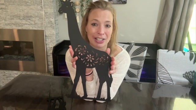 Amazon.com: EZTZEN Giraffe Metal Garden Stakes Decorative,Giraffe