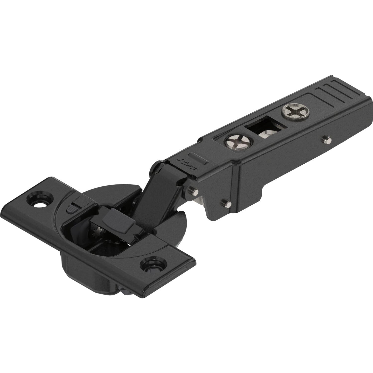 BLUM Clip top Blumotion Profile Door Hinge 95° Straight with Spring Screws (Onyx Black, 71B9550 Onyx Black)