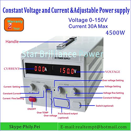 Precision 0-150V,0-30A Adjustable switch Power Supply Digital Regulated Lab Grade