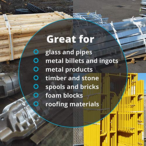 Idl Packaging Standard 3/4" X 2100' Woven Cord Strapping Kit, 900 Lbs Break Strength - Complete Packaging Poly Strapping Solution - Enough Strapping And Seals For 500 Uses Before Refill #TOP5