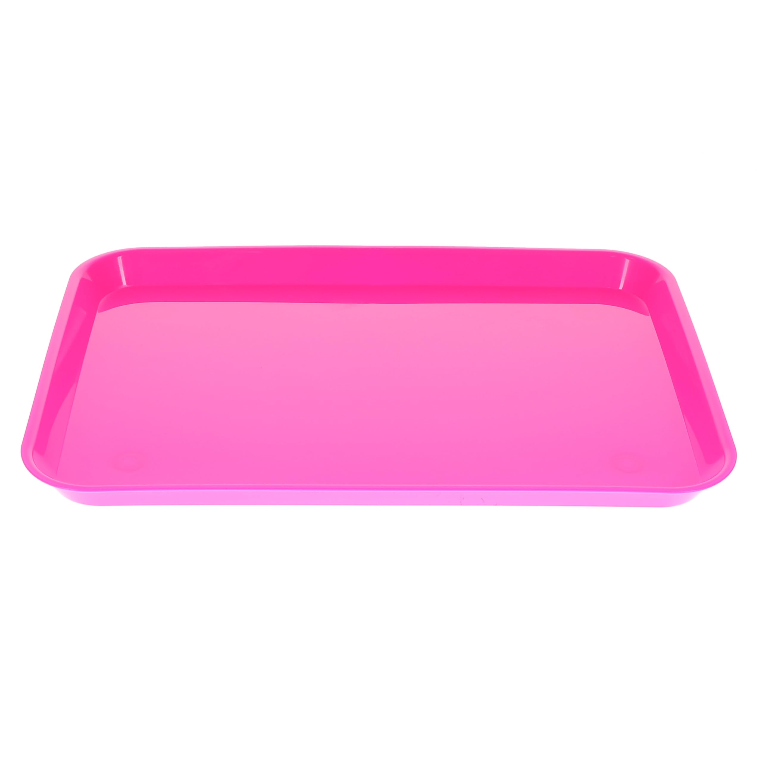 House Brand Dentistry 108150 HSB Set-Up Tray Flat #B Ritter Neon Pink Plastic 13-3/8