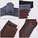 QKURT 6 Paar Kuschelsocken, Anti-Rutsch-Socken Herren Socken Winter Kuschelsocken Warme Flauschig Haussocken Dicke Socken für Herren und Jungen