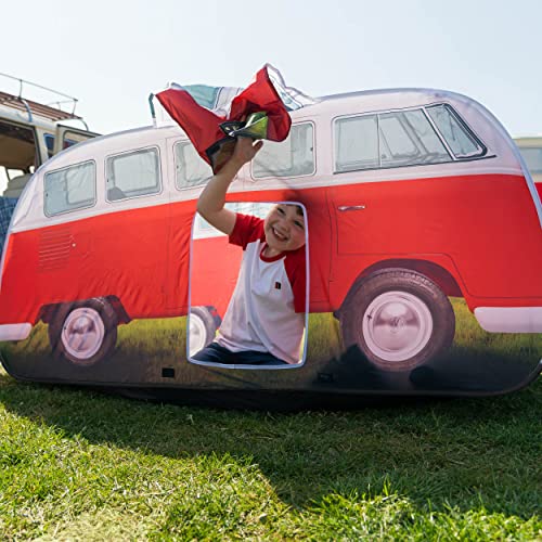 Volkswagen Camper Van Kids Pop Up Tent - Official VW UPF50+ Foldable Play Tent for Girls Boys - Multiple Colours - Image 3