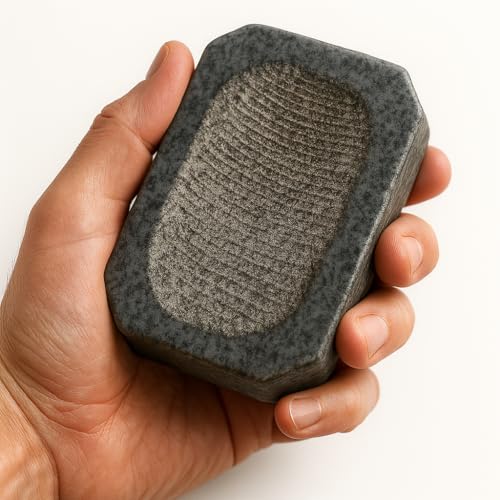 Image of Cooker&Mixer Natural Rubbing Stone, Hand-Crafted, Easy to Handle, for Turmeric, Sandalwood and Medicine