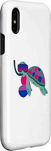 Miniatura 9 de Funda para iPhone 11 Pro Max Linda Tortuga Bisexual Bandera Corazón Sutil LGBT Bi Gay Pride