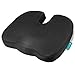 Produktbild Beautissu Memory Foam Sitzkissen für Auto & Bürostuhl - BeauErgo FS Ergonomische Sitzauflage Sitzerhöhung als U-Form Kissen mit Viscoschaum Stuhlkissen Druckentlastend Atmungsaktiv