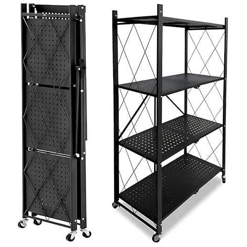 Estante Multiuso Prateleira Organizadora Aço Industrial Reforçada Luxo Dobrável Decoração 125x71x34 cm Apartamento Escritório Quarto Cozinha Sala Banheiro Livros Aço e Pintura Eletrostática