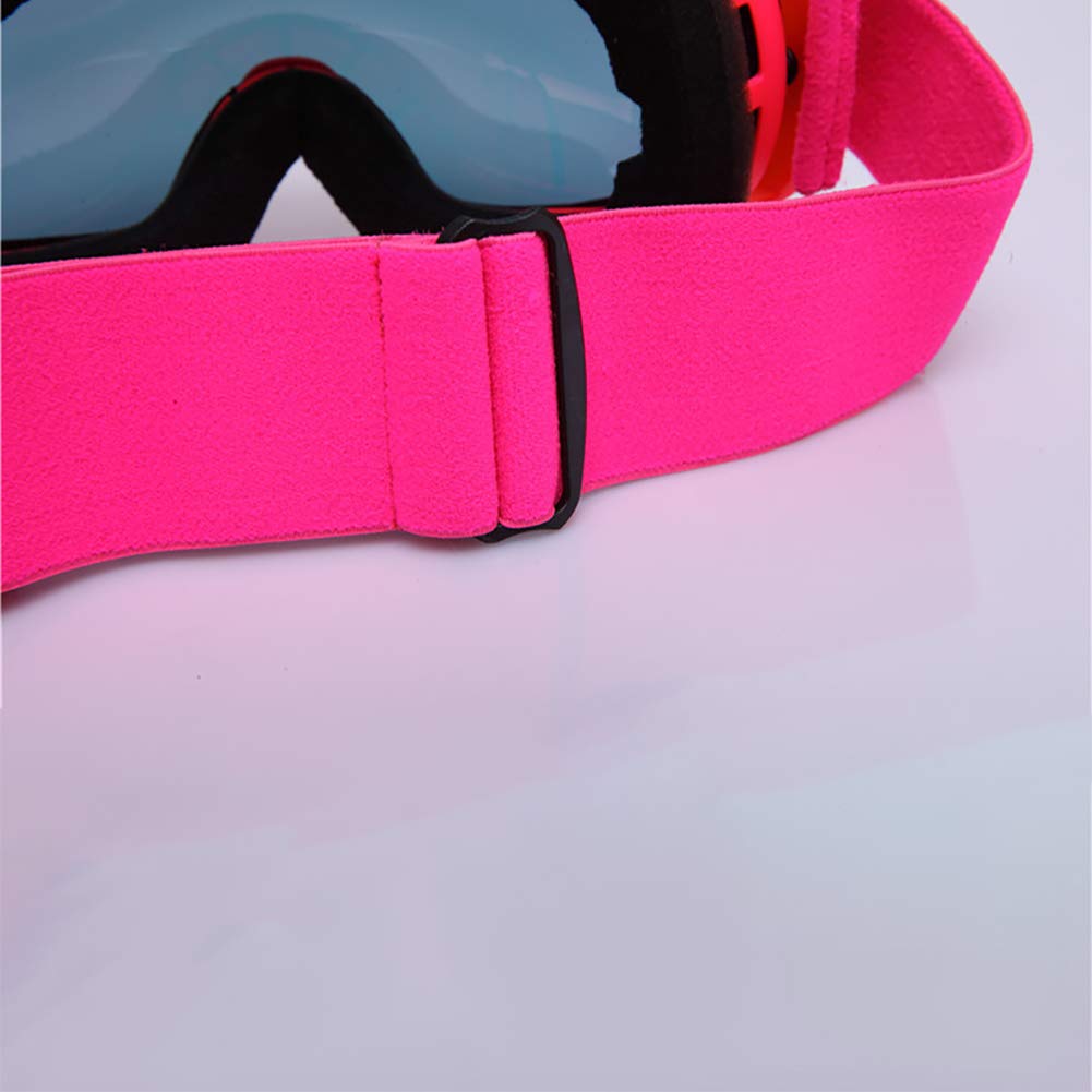 C- Maschere da sci Maschere da snowboard Maschere da neve antiappannamento per uomo Donna Donna, Protezione UV, Casco antivento Compatibile per sci, pattinaggio e sport all'aria aperta