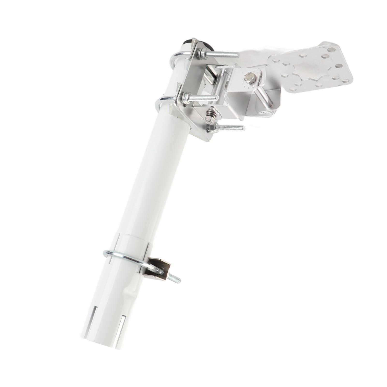 Eujgoov Kit Montaggio Palo Antenna Satellitare, Staffa da Parete in Acciaio