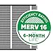 AprilAire 216 Replacement Filter for AprilAire Whole House Air Purifiers - MERV 16, Allergy, Asthma, & Virus, 20x25x4 Air Filter (Pack of 2)