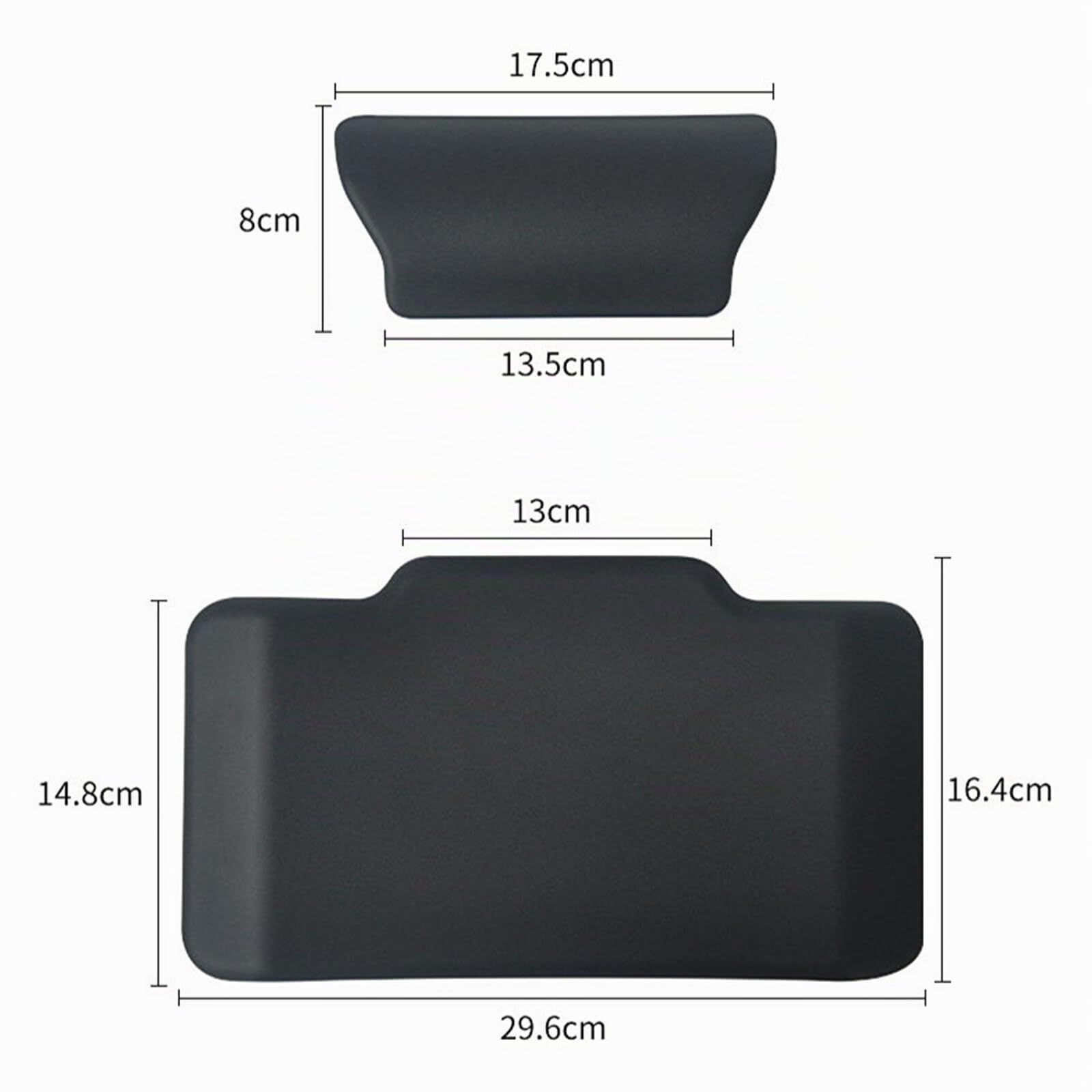 iFCOW Almohadilla del Respaldo de la Motocicleta, Almohadilla del Respaldo del Pasajero de la Motocicleta para la Caja Superior de Aluminio de la Motocicleta 45-65L
