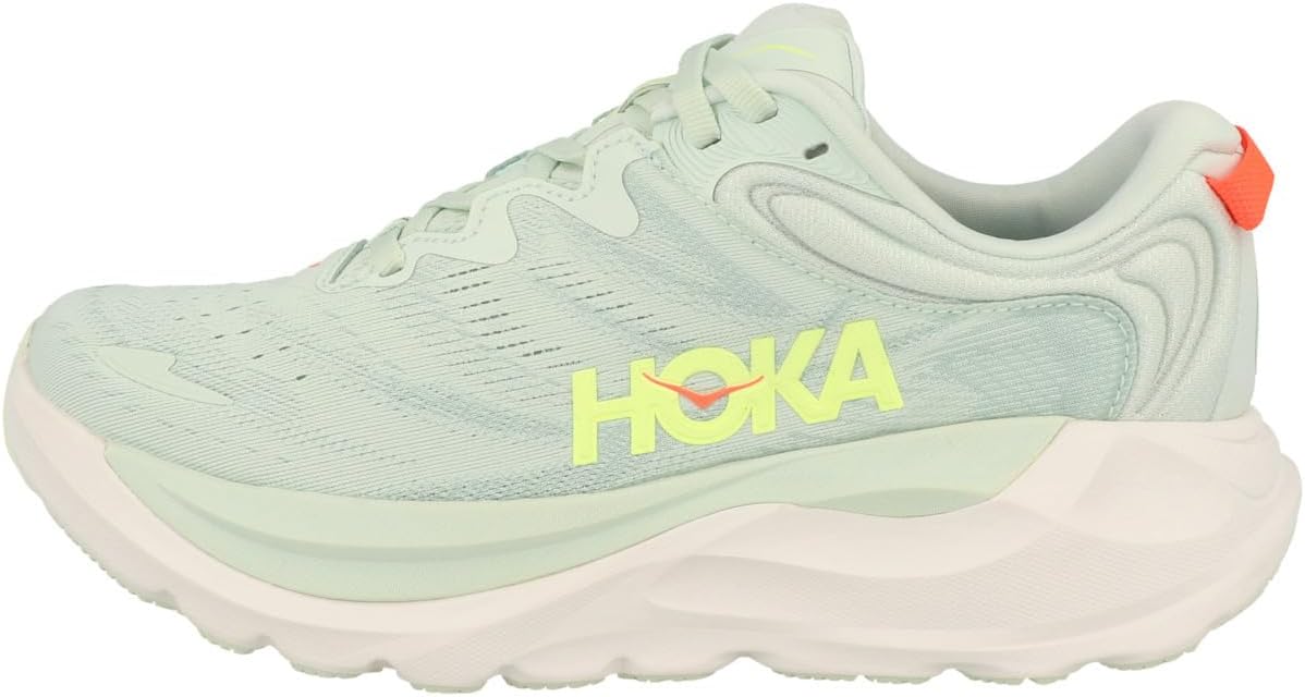 Hoka Women's Gaviota 6 Sneaker, Sea Glass/Sage, 8