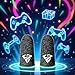 1 Pair Game Finger Holder of Finger Sleeves for Pubg Mobile Games Gaming Breathable Fingertips Sweatproof Fingertip for Cell Phone Gaming Mobile Cove Slip（Black ）