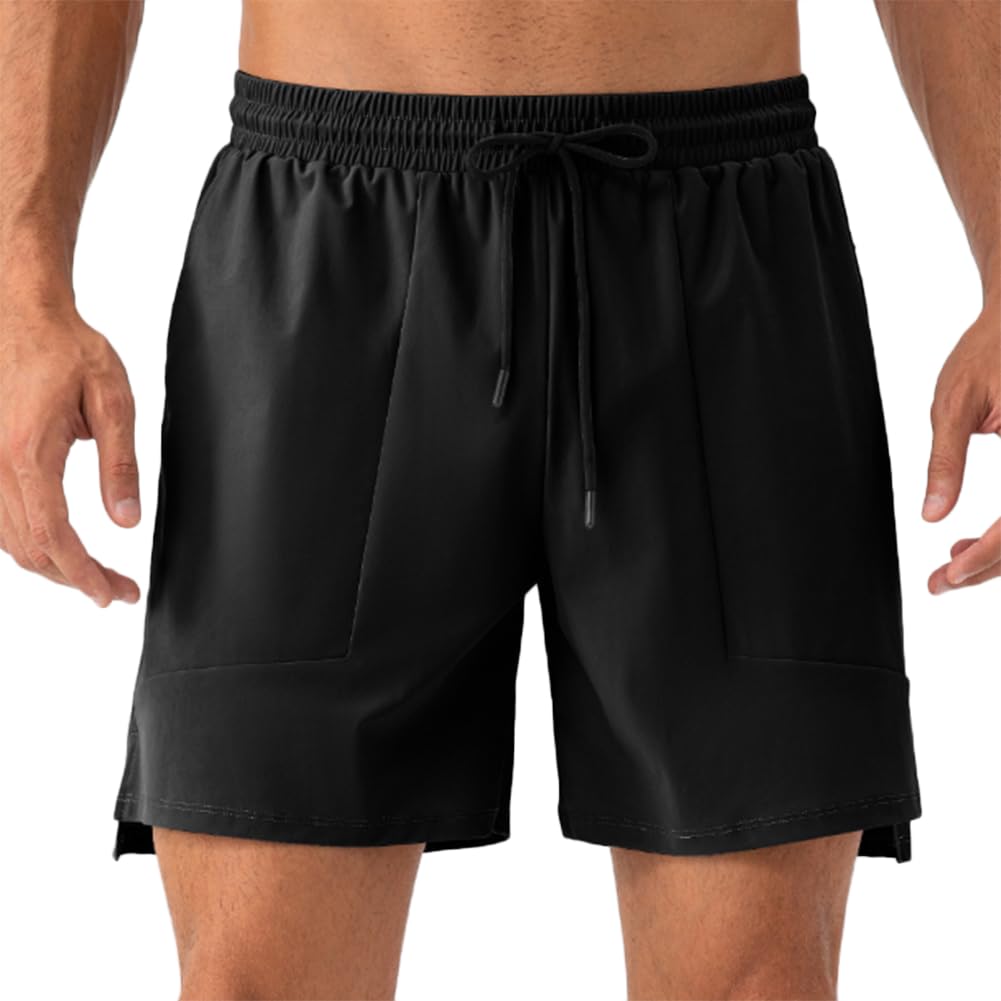 HSQSMWJ Mens Loose Sports Shorts Breathable Cool Training Quick Dry Running Fitness