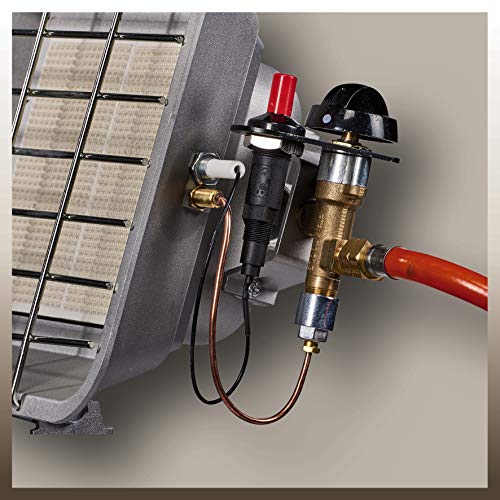 Einhell Gasheizstrahler GS 4400 P (Heizleistung 2900-4400 W, inkl. Gasdruckregler 50 mbar, Gasschlauch, Regler, für alle handelsüblichen Gasflaschen) – Bild 8