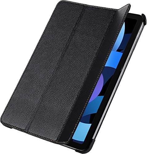 Étui iPad Pro 12.9 pour dessiner et travailler en cuir noir StilGut
