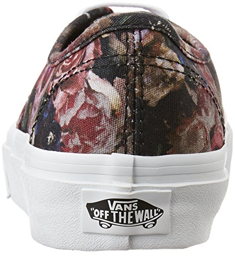 Image of Vans Unisex Authentic Moody Floral, Black and True White Sneakers - 7 UK /India (40.5 EU)