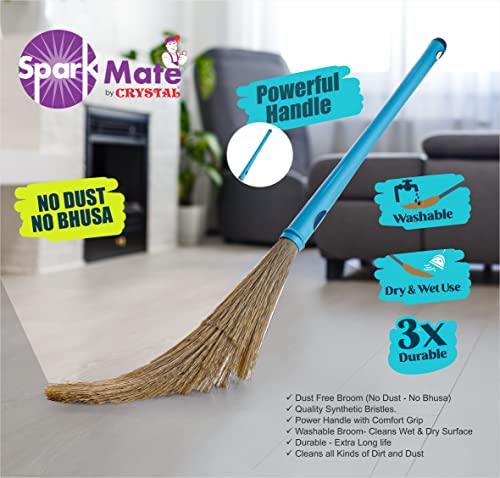 Image of Sparkmate By Crystal No Dust Broom /Jhadu, Easy Floor Cleaning