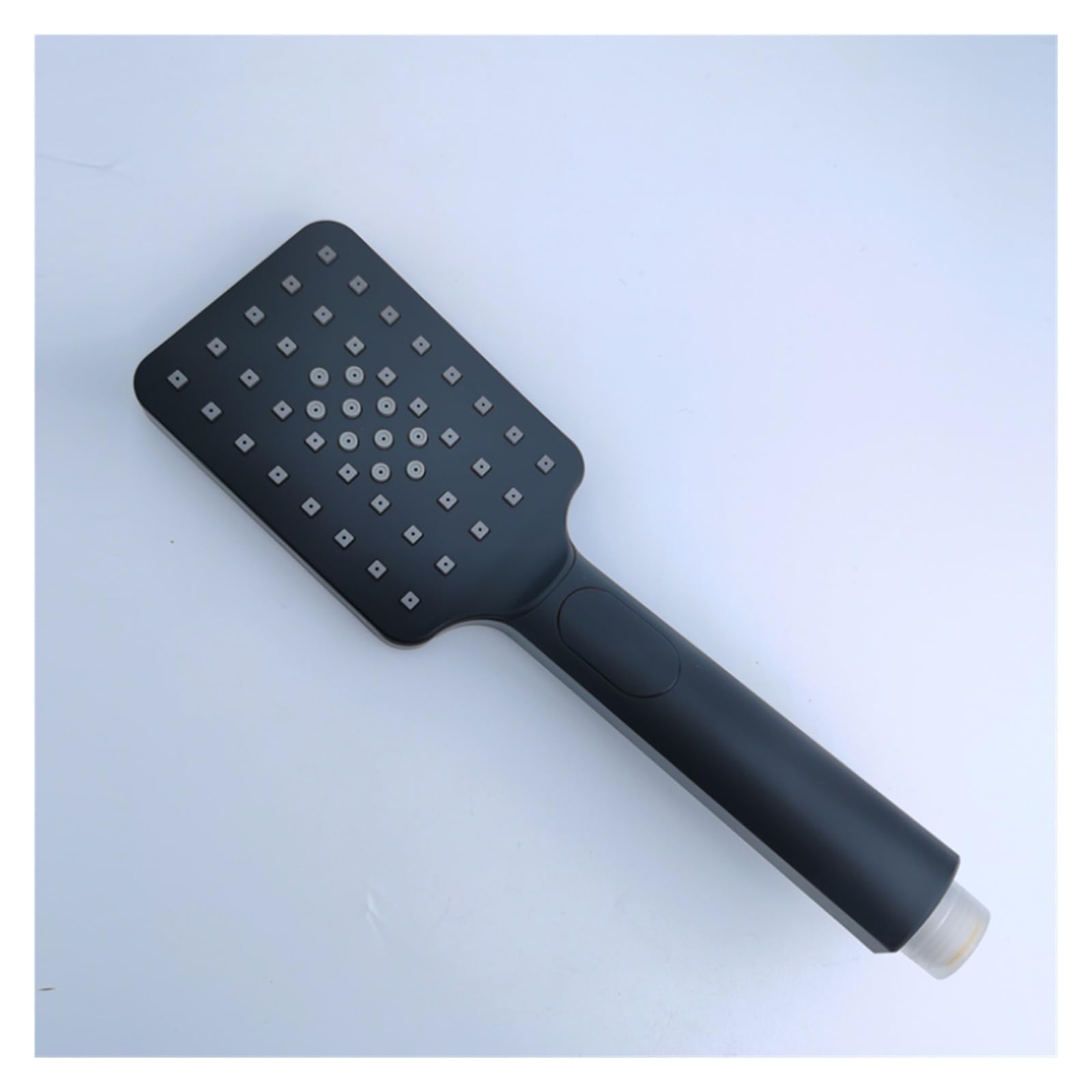 Juego de barra deslizante de acero inoxidable para baño con ducha de mano ABS de 3 funciones con salida de conector de latón, metal negro, gris, blanco, 1,5 m Hos (color: juego blanco) Beauty Comes