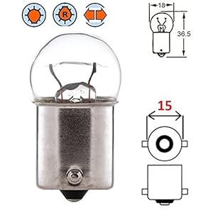 AMPOULE 12V 21W BA15S MOTO VOITURE SCOOTER MOBYLETTE CLIGNOTANT FEU ARRIERE STOP POSITION STATIONNEMENT CODE LAMPE PHARE VINTAGE COLLECTION ANCIEN
