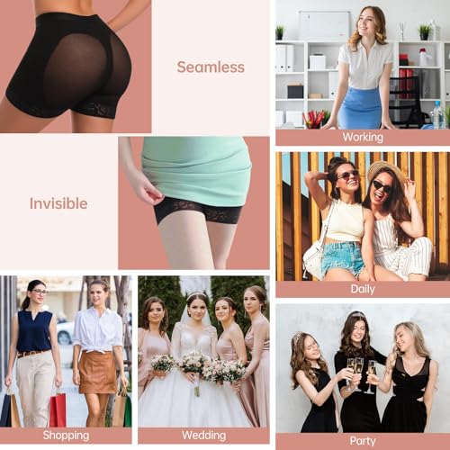 Lace Butt Lifting Shapewear Shorts Tummy Control Shorts Lace Body Shaper Shorts Thigh Slimmer BL-SW07 Black - image 6