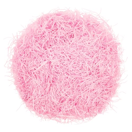 Mamiddle 500g Virutas de Papel Raffia para Relleno - Relleno para Cestas de Regalo, Decoración Fiesta, Embalaje de Regalos y Cajas Decorativas (Rosa)