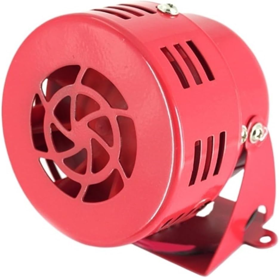 New 12V Sound Wind Car Motorcycle Horn Fan Blade Alarm Air Defense Alarm