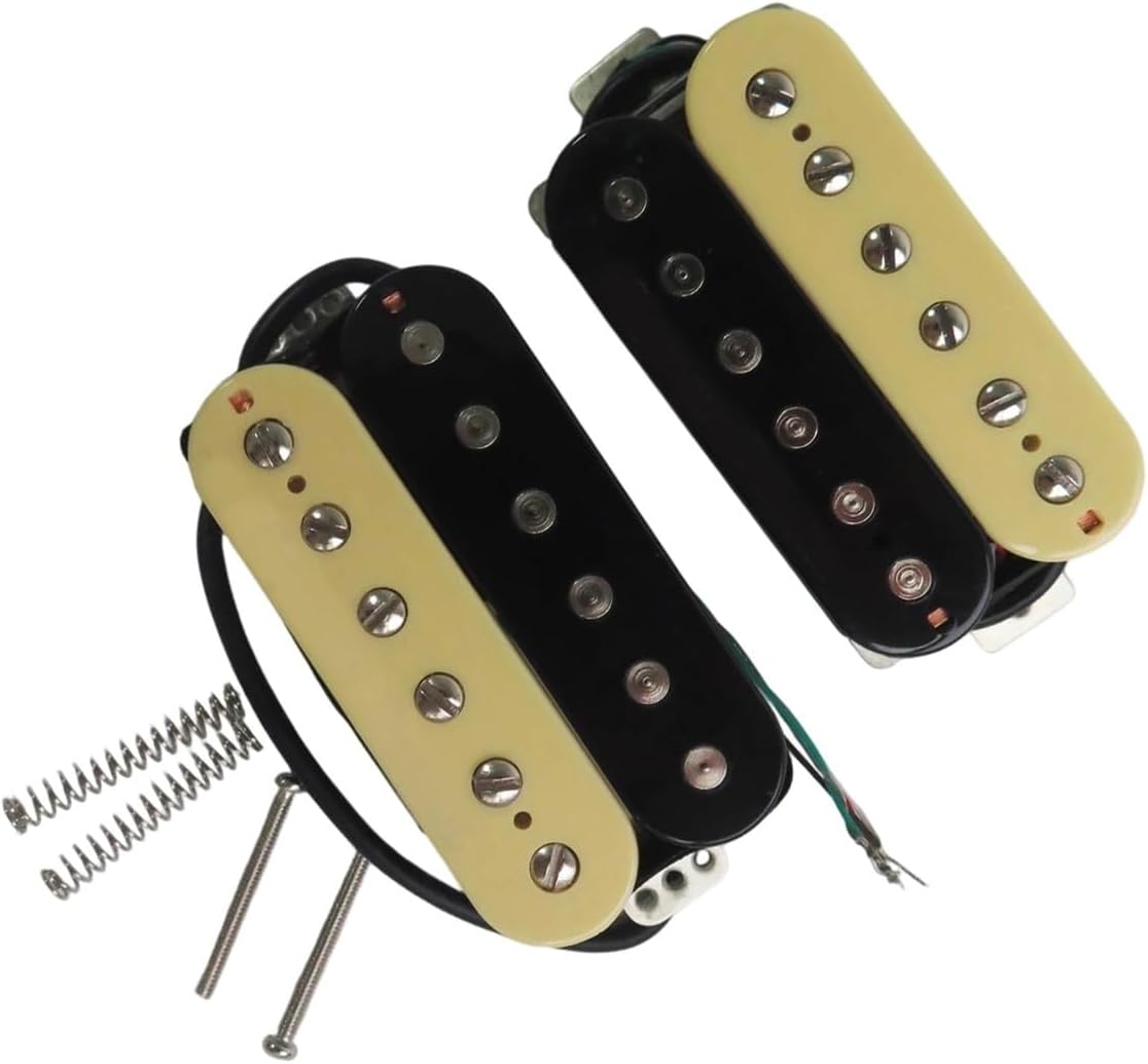 Acoustic Guitar Pickups Bk Or Two Tone Professional Acoustic Guitar Pickups Humbuckers Instrument Accessories(Two color3)