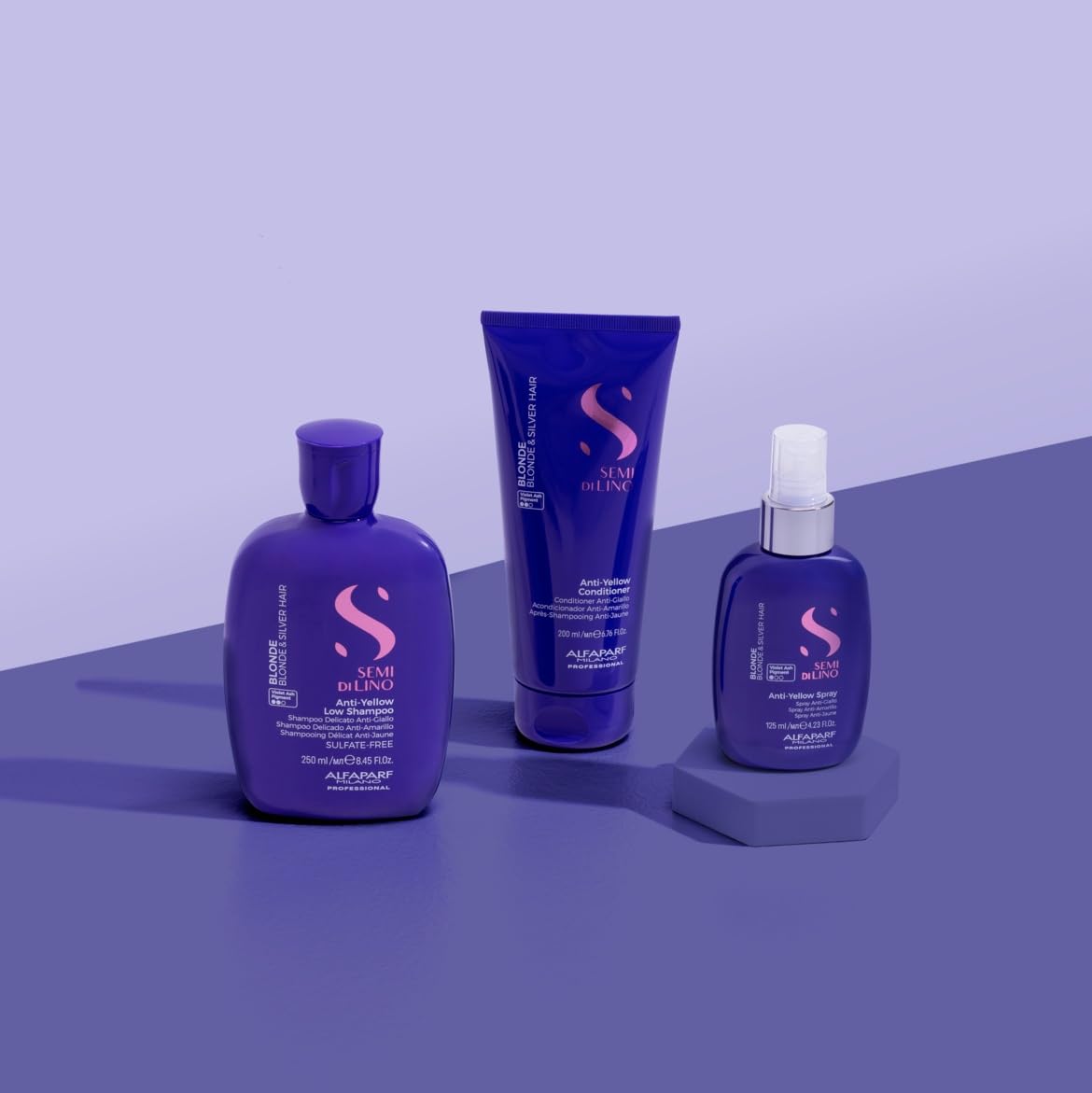 Alfaparf Milano Zestaw lnu Holiday Blonde do włosów blond i srebrnych