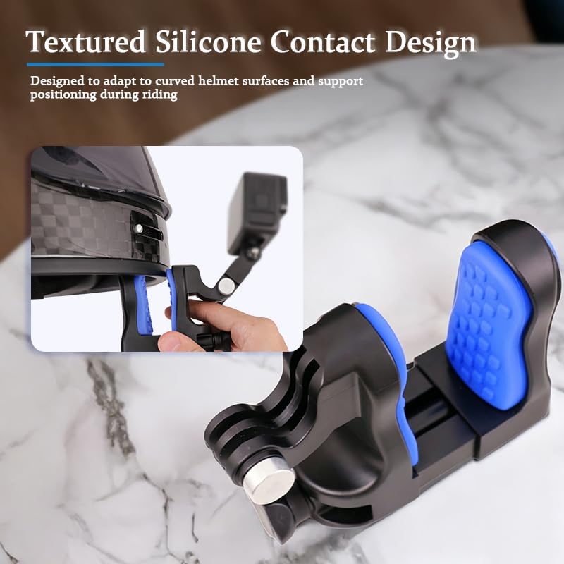 helmet support ls2 XOTORQ Motorcycle Chin Mount for Subverter Evo 2021–2026, Clip-On Camera Holder with Textured Silicone Pads, Multi-Angle Adjustment for Ride Recording : Automotive board game Installation is easy 30 Fishing Lures And Color:Lemondrop Herring