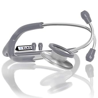 ELKO ULTRA II SS Stainless Steel Acoustic Stethoscope (Grey)