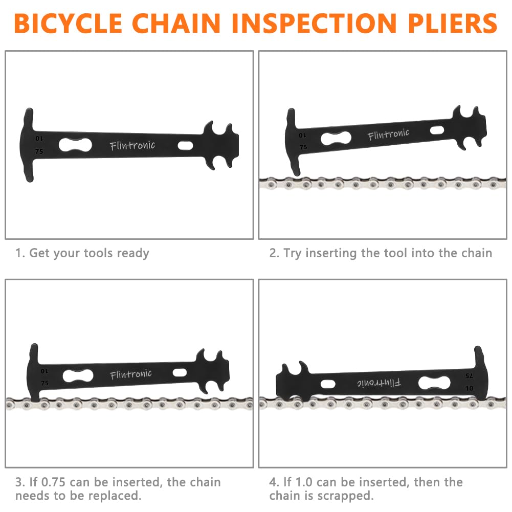 flintronic Bike Chain Tools Set, 4-in-1 Cycling Chain Tool Kit - Image 3