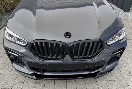 Image of Biomar Labs 82mm Car Bonnet Badge Compatible with BMW 51148132375 - Replacement BMW Badge Emblem for Bonnet or Boot EO 31