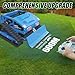 Remote Control Lawn Mower Tracked Gas Powered RC Slope Mower with Snow Plow, 9HP 224cc Engine, 21.6 in Cutting Width Robot Lawn Mower Brush Cutter for All Terrain Hills & Commercial Use