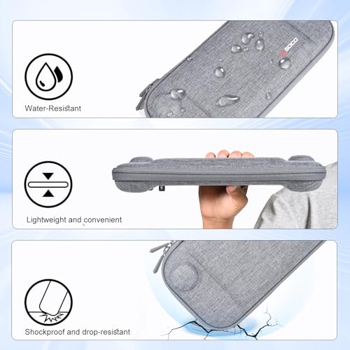 Image of RLSOCO Slim Case for Nintendo Switch 2 Game Console with 8 Game Card Slots - Grey (Case Only)