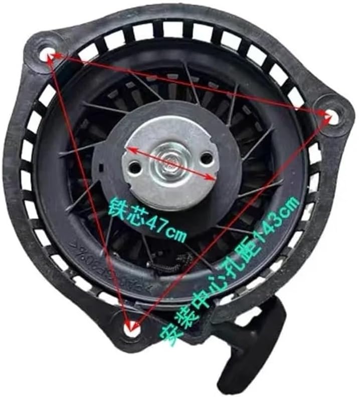 Starter for P-G NP80 NP130 XP140 139CC 141CC 4HP Mower Pull Start Spring Grip Rope Part