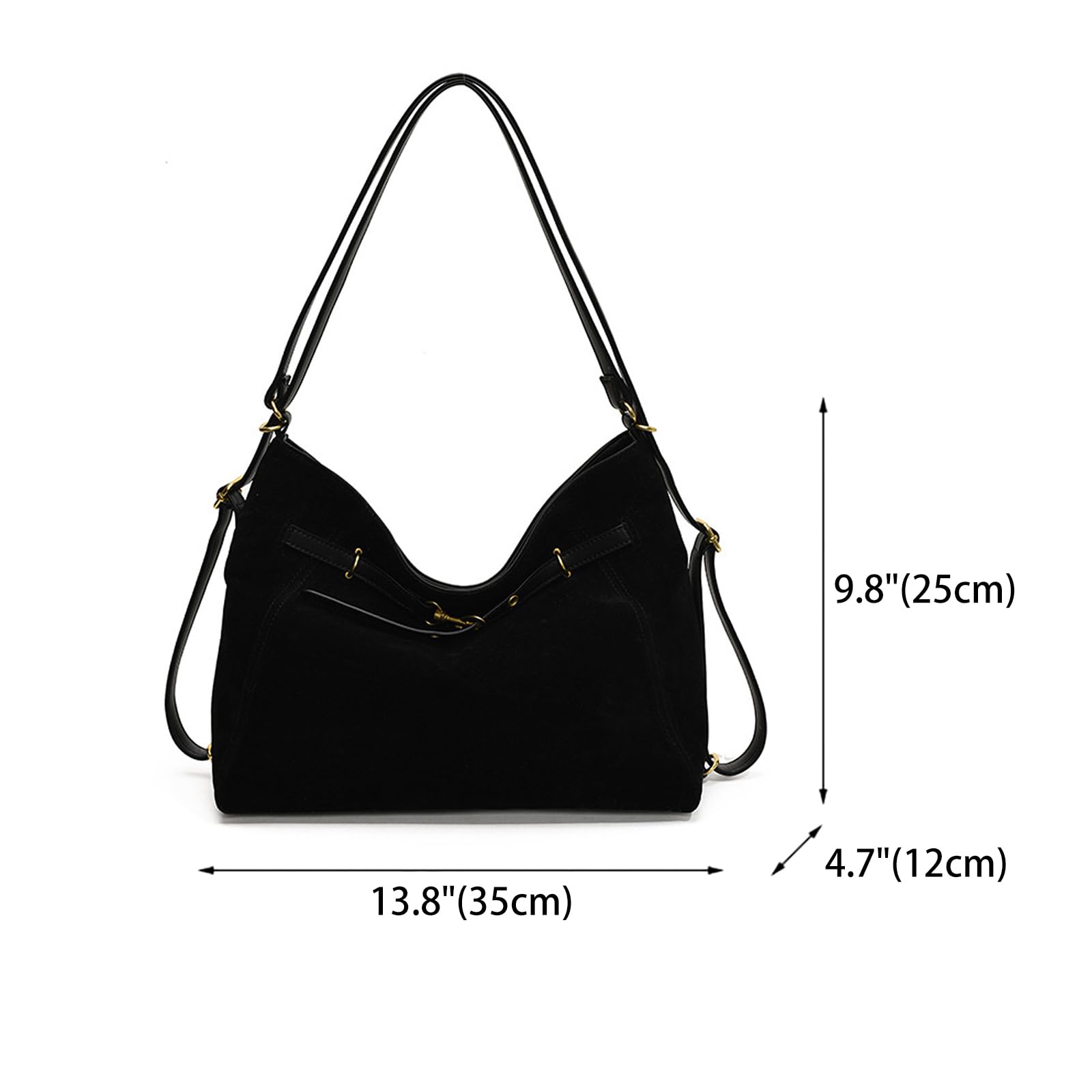 AINUOEY Donna Borse a Mano Borsa a Spalla Elegante Grandi Firmate Marca Tracolla Antifurto PU pelle 79313 1 pz