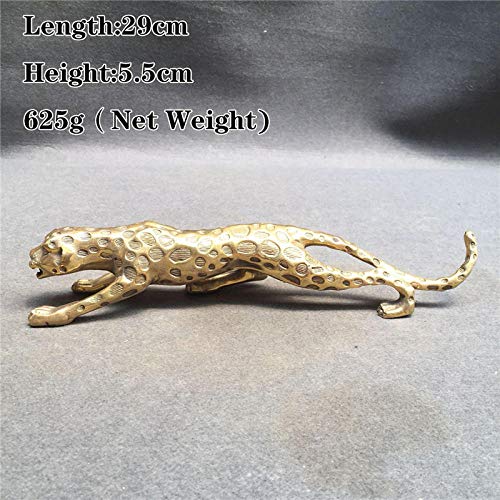 Figurines de léopard en cuivre le cadeau artisanal Feng Shui idéal